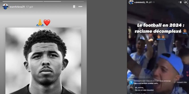 Wesley Fofana đăng bài chỉ trích người đồng đội trên Instagram cá nhân